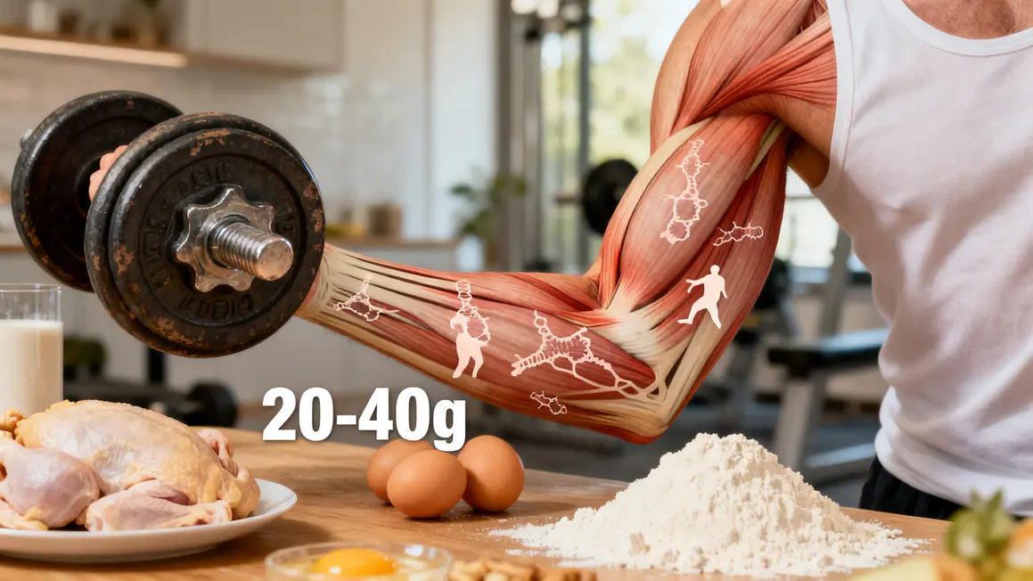 microlesions musculaires et aliments proteines post entrainement
