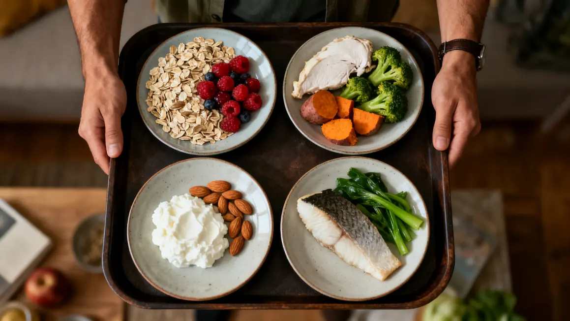 plateau repas sèche musculation