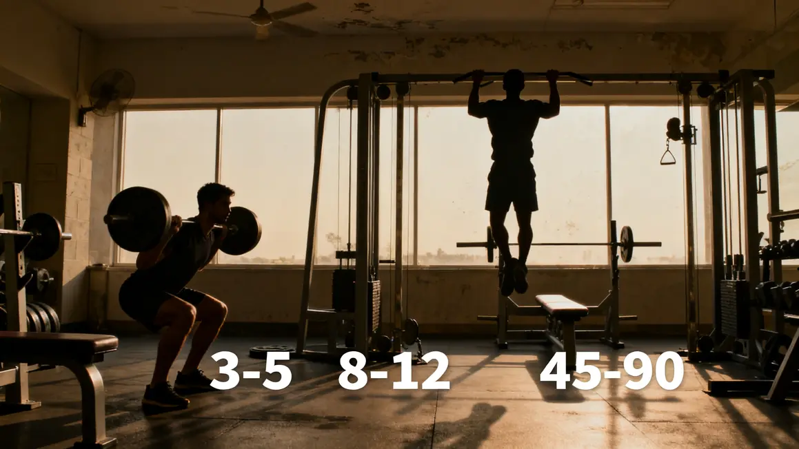 Exercices polyarticulaires routine full body chiffres séries reps
