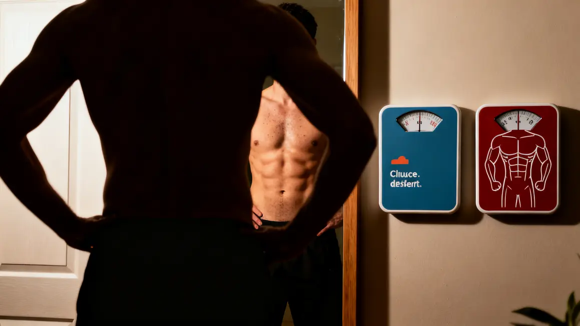 Silhouette sèche musculation déficit calorique abdos