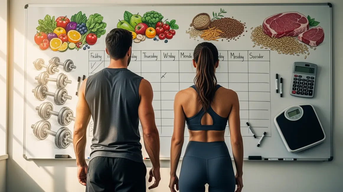 prise de masse propre et alimentation saine en salle