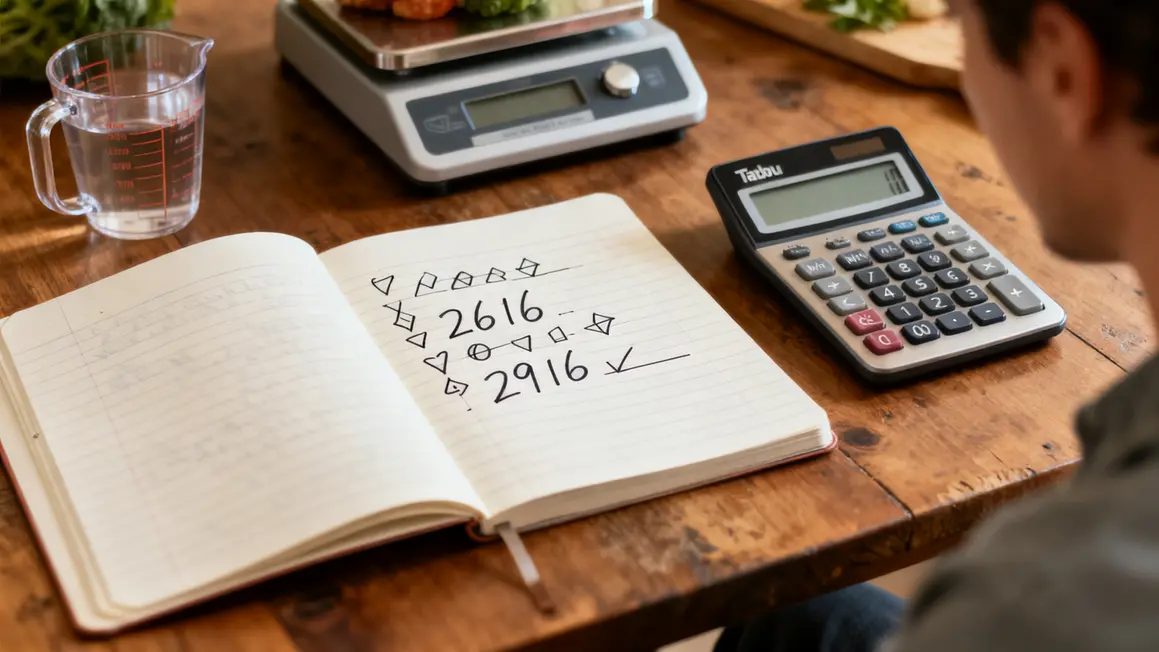 Prise de masse propre calcul calories carnet