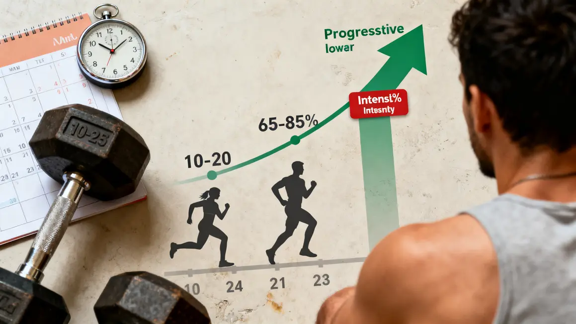 tableau visuel programme hypertrophie paramètres clés