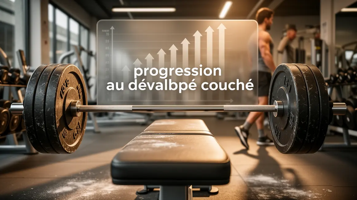 barre de musculation developpe couche progression salle de sport