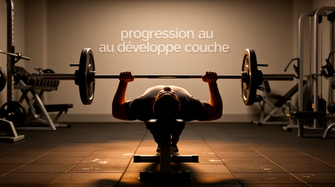 progression au developpe couche sur banc musculation minimaliste