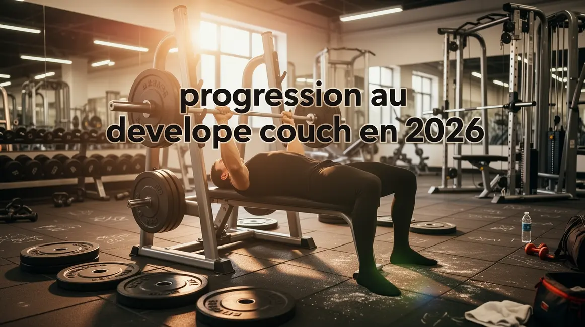 progression développé couché 2026 homme sur banc barre