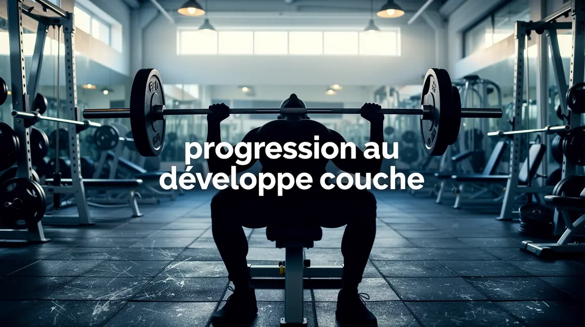 sportif developpe couche salle musculation progression