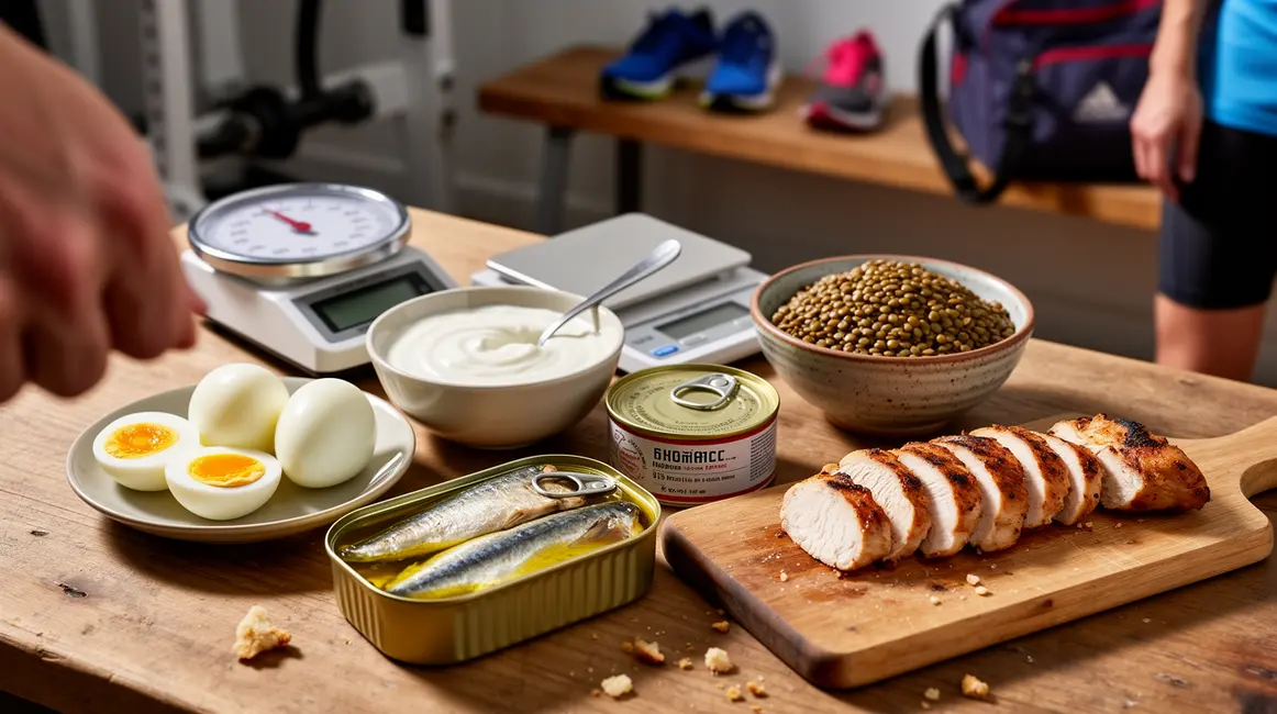 Table aliments proteines petit budget post entrainement