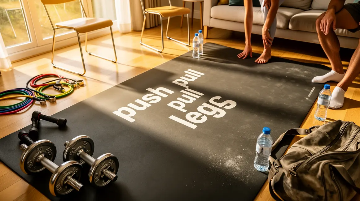 push pull legs entrainement maison equipement pas cher