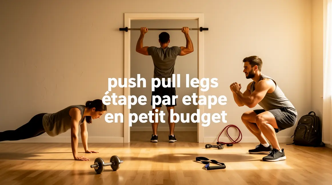 push pull legs exercices maison petit budget