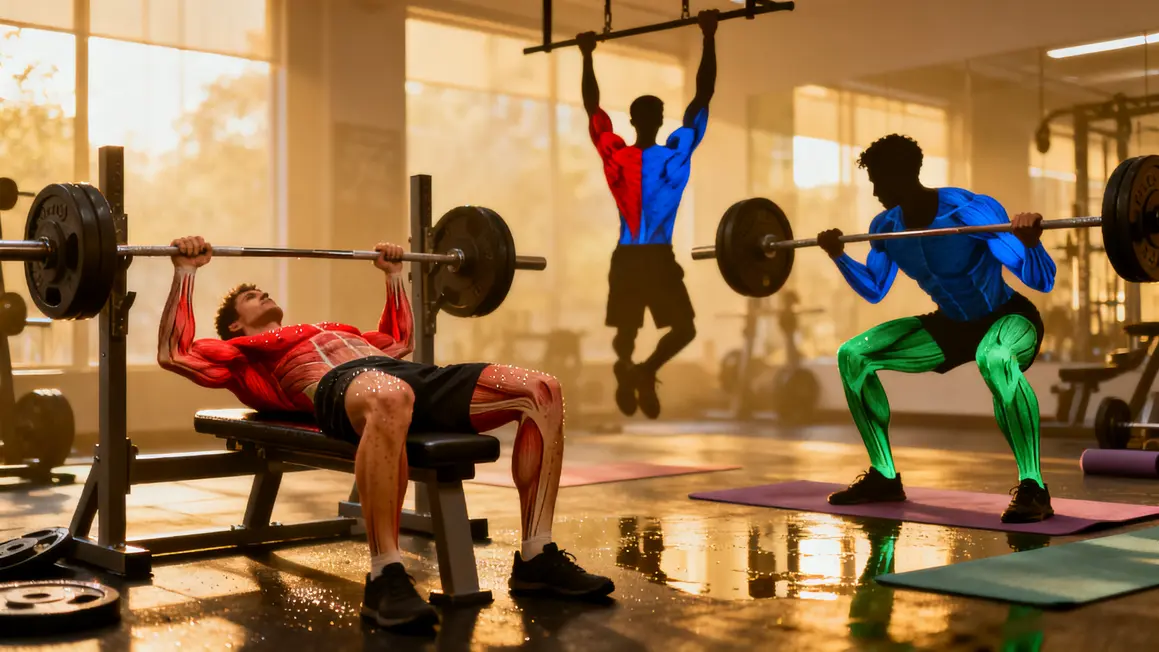 push pull legs split exercices musculation