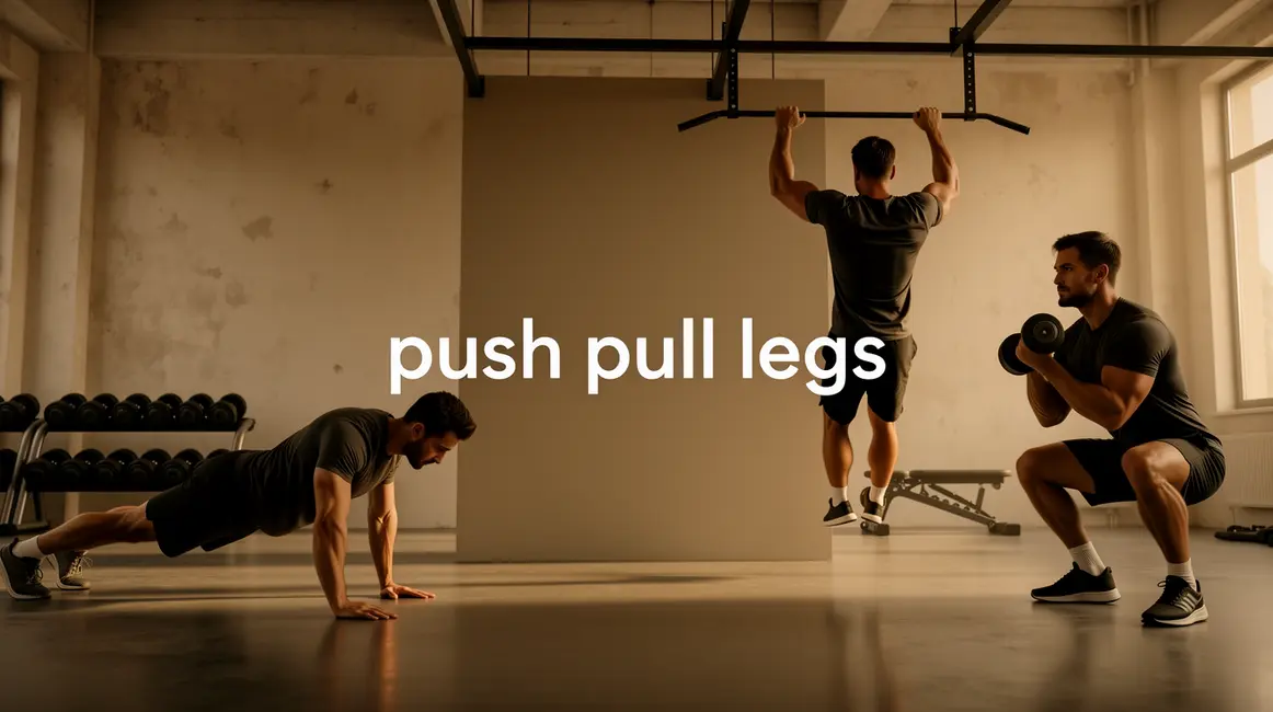push pull legs trois exercices musculation minimaliste