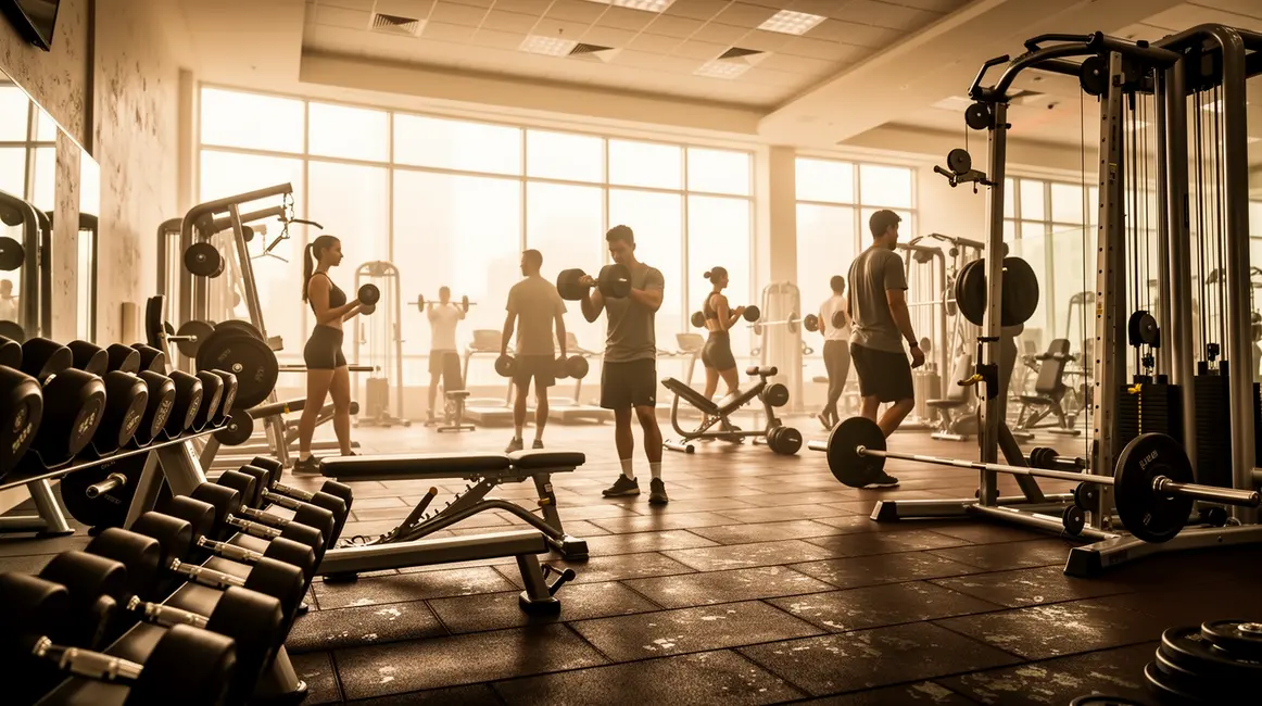athletes entrainement salle musculation push pull legs