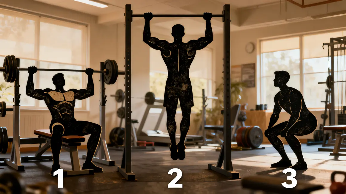 illustration groupes musculaires push pull legs