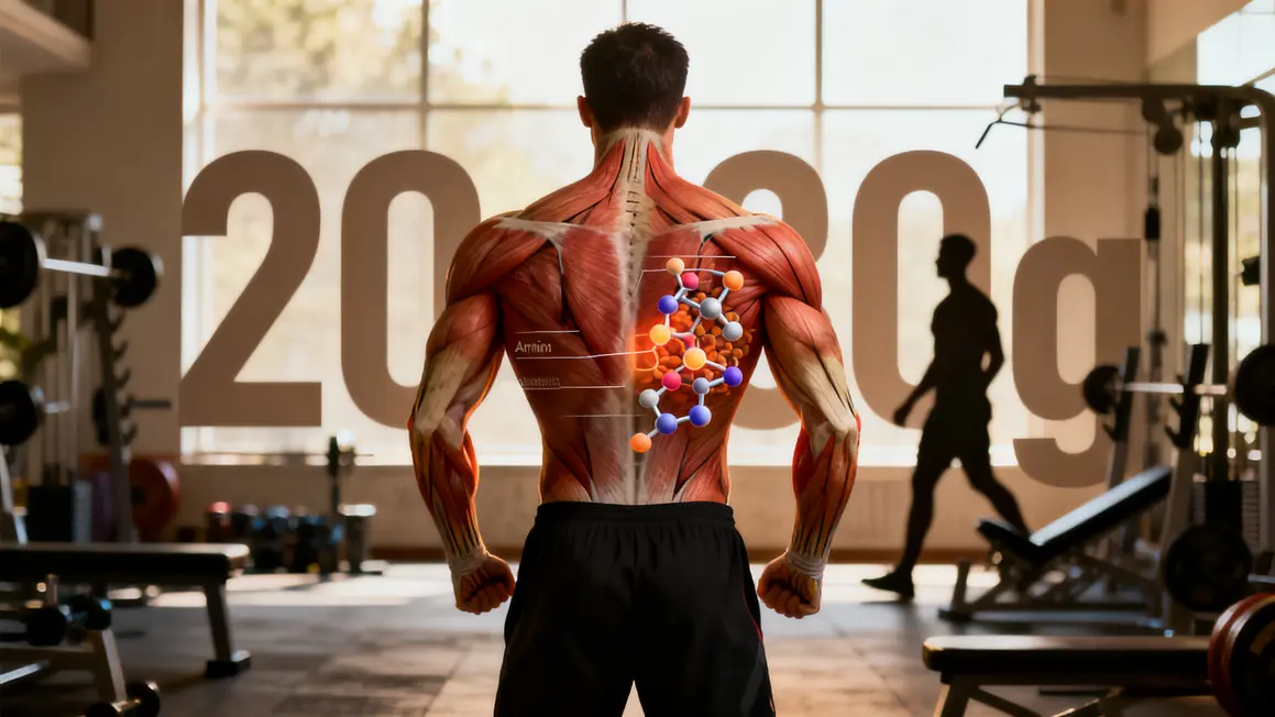reconstruction musculaire proteines 20-30g
