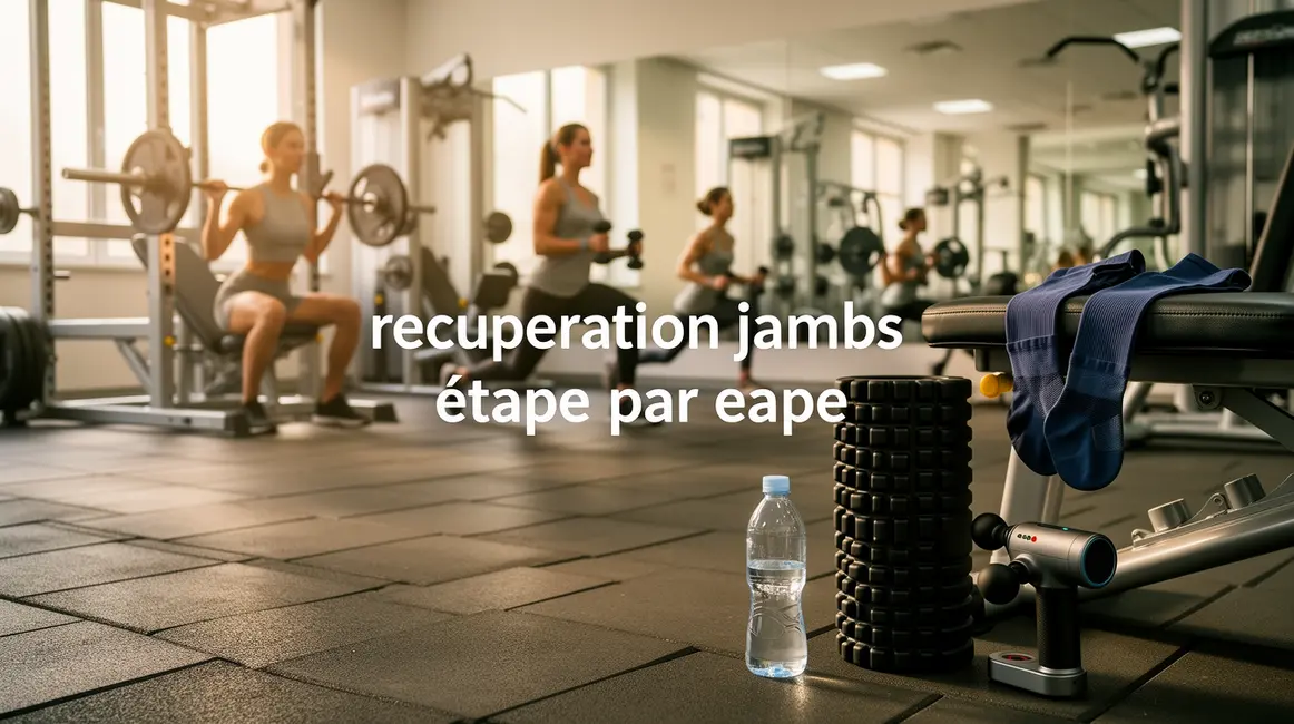 recuperation jambes salle de sport accessoires compression foam roller massage gun