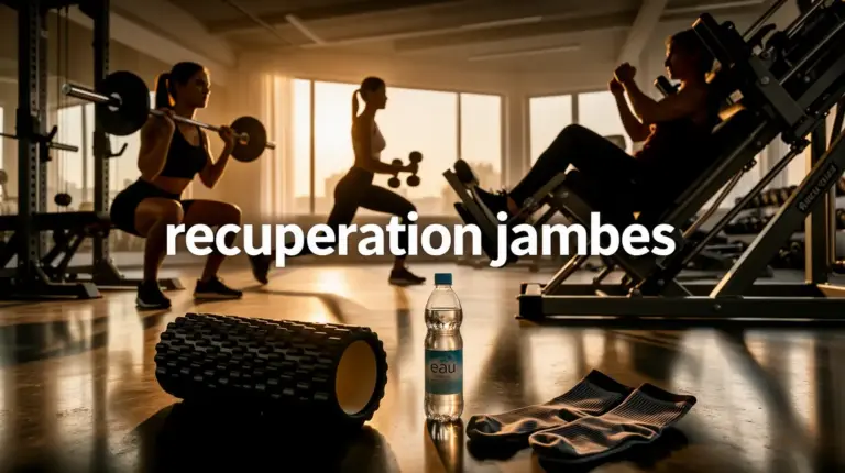 recuperation jambes salle de sport moderne