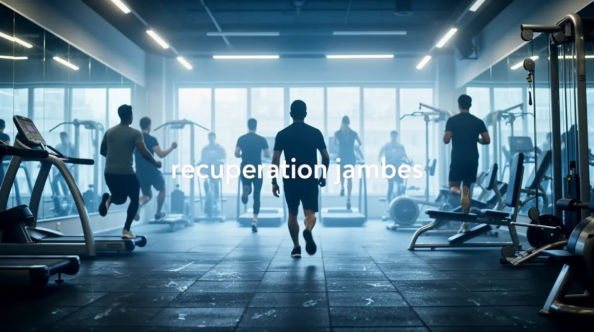 récupération jambes salle sport squat marche
