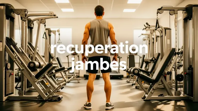 recuperation jambes salle musculation sportif dos