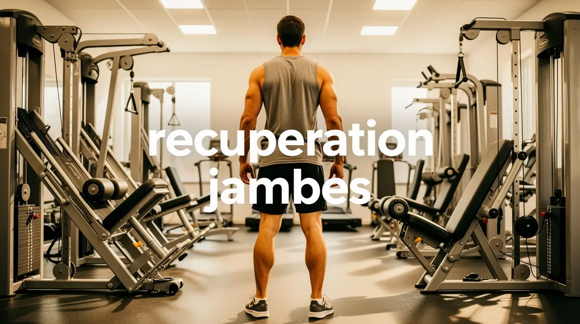 recuperation jambes salle musculation sportif dos