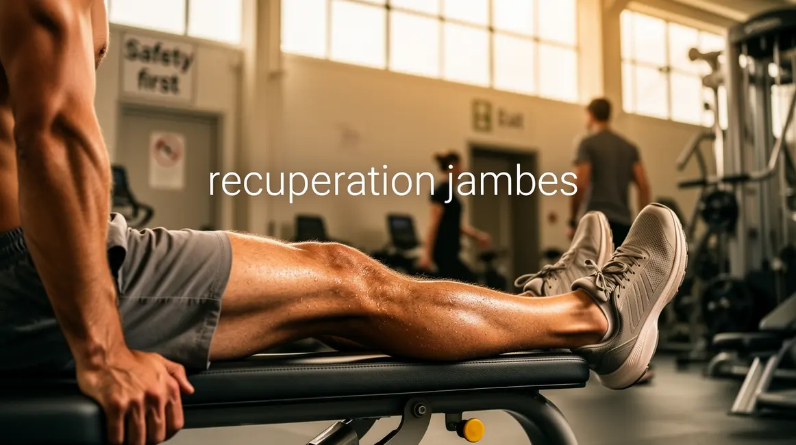 scene jambes recuperation salle sport