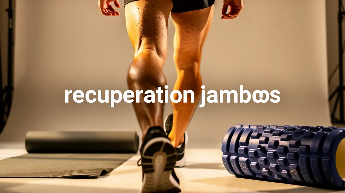 photo jambes musclées récupération sportive