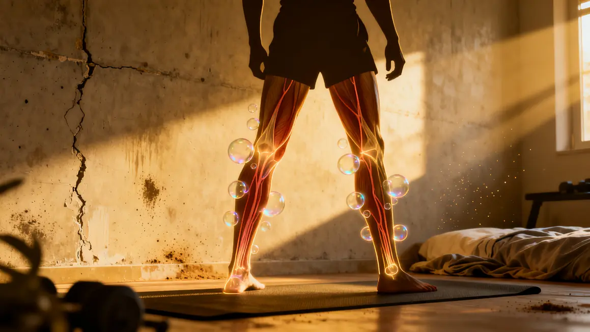 Surélévation jambes récupération circulation musculaire