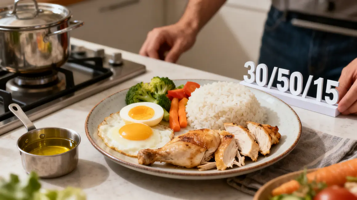 repas de seche musculation assiette equilibree et planning macros