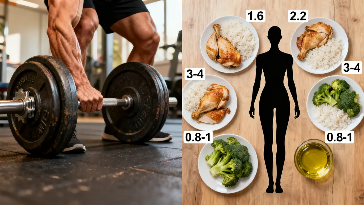 repas de sèche explications balance alimentation ratios macros