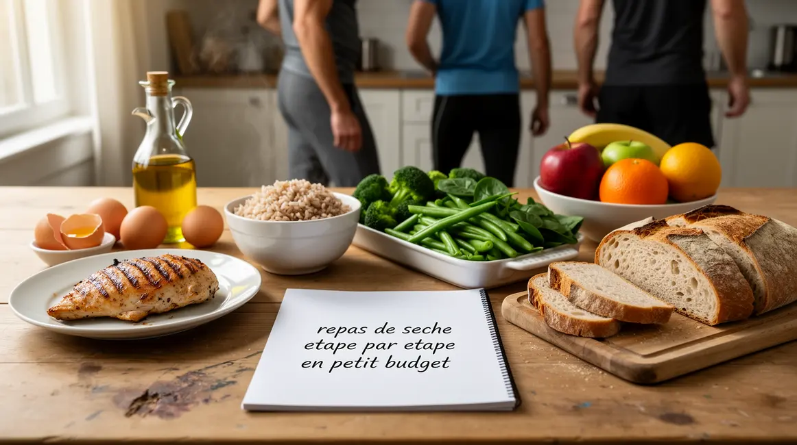 plats sèche poulet riz légumes budget petit