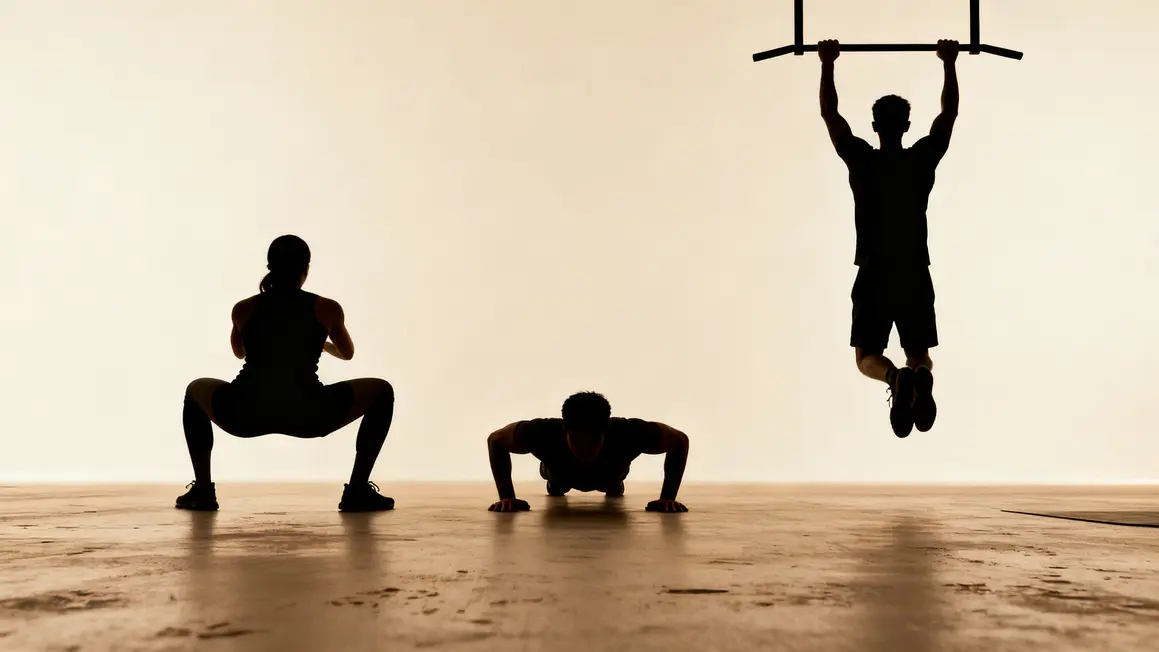 routine full body squats pompes tractions sans materiel