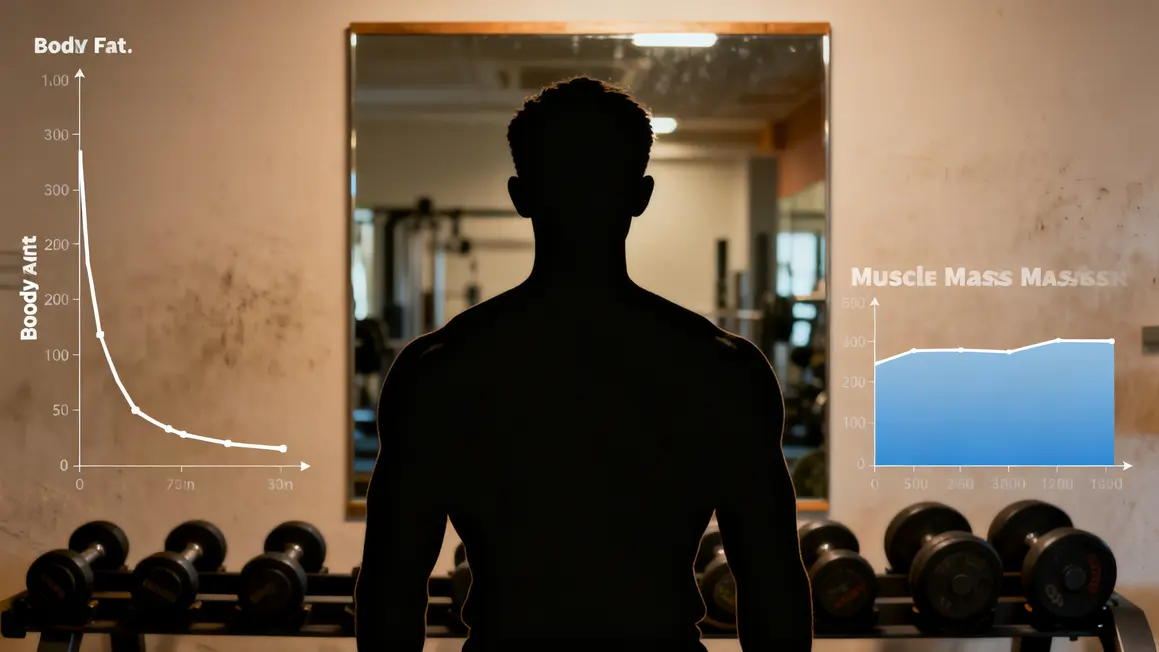 seche musculaire calories masse grasse descend masse musculaire stable