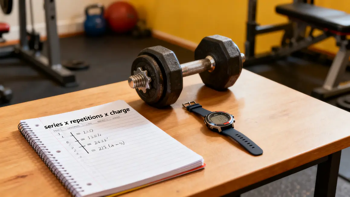 calcul volume d entrainement haltere carnet