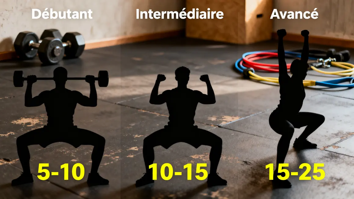 volume d entraînement repères tableau niveau polyarticulaire