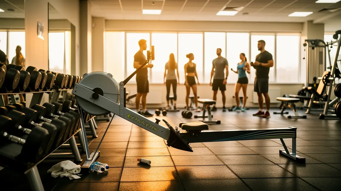 volume d'entraînement salle de sport silhouettes motivation