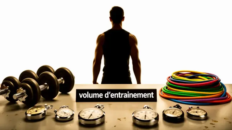 Homme athlétique matériel minimal volume d'entraînement