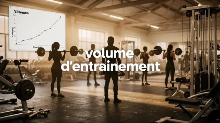 Salle de sport musculation volume d'entraînement