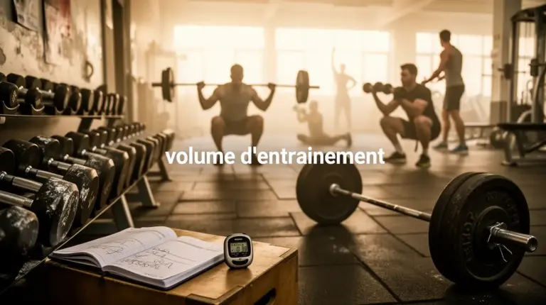 volume d'entraînement haltères journal sportif