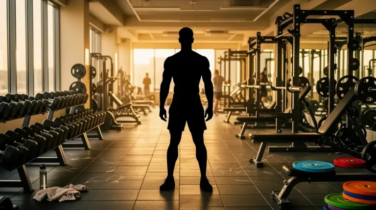 volume d’entrainement silhouette salle de sport