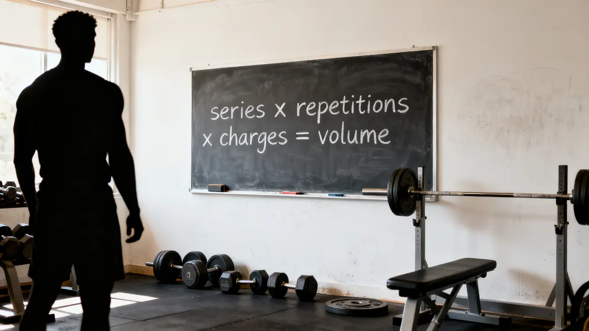 volume d'entraînement schéma séries répétitions charges salle sport