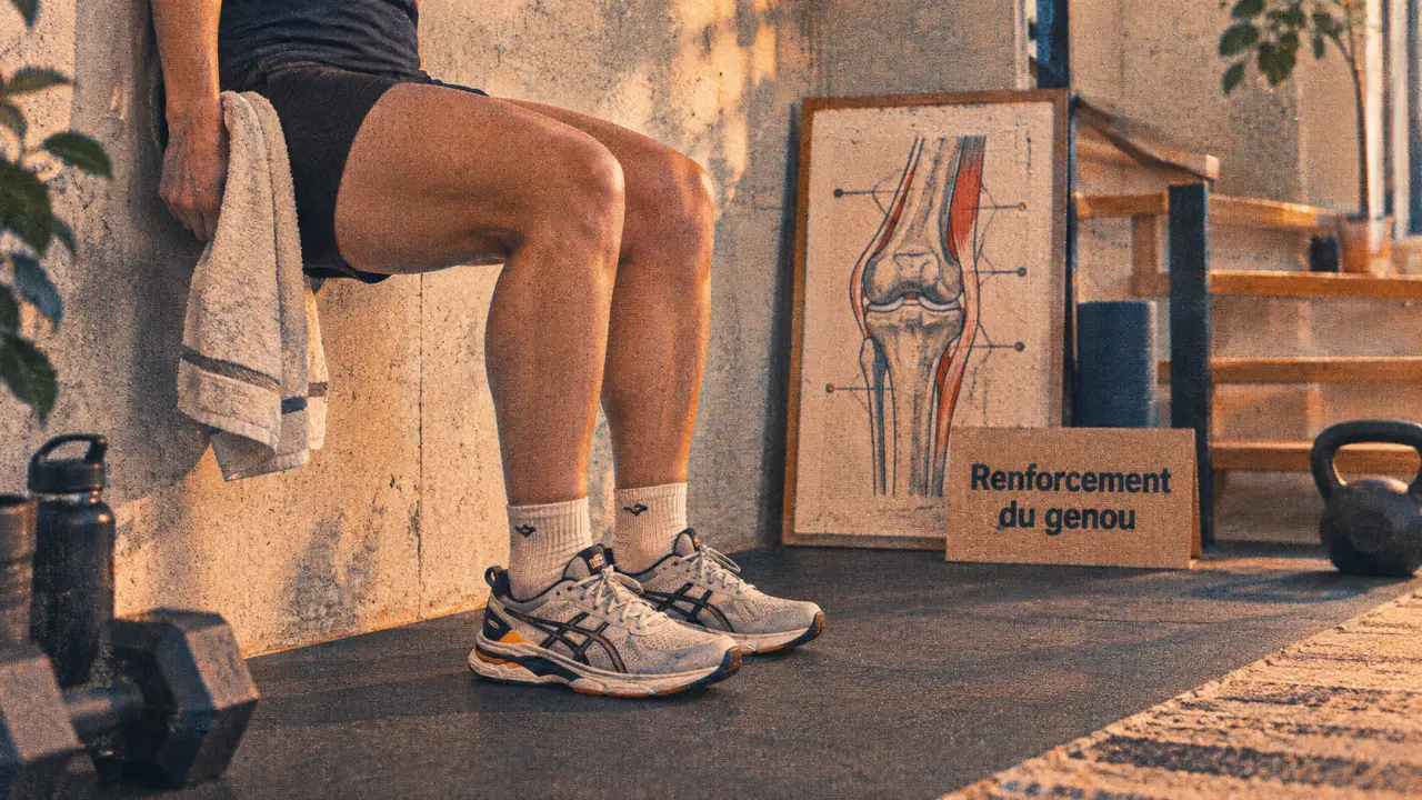 Renforcement musculaire genou : séance pour stabilité sans surcharge