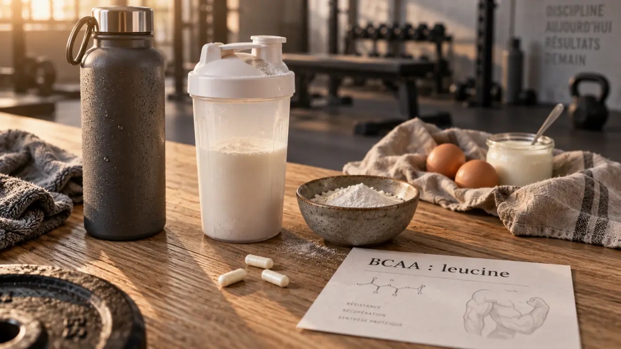 À quoi servent les BCAA pour la récupération, avec shaker et gélules