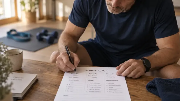 Programme de musculation pour homme de 50 ans pdf : séances A et B