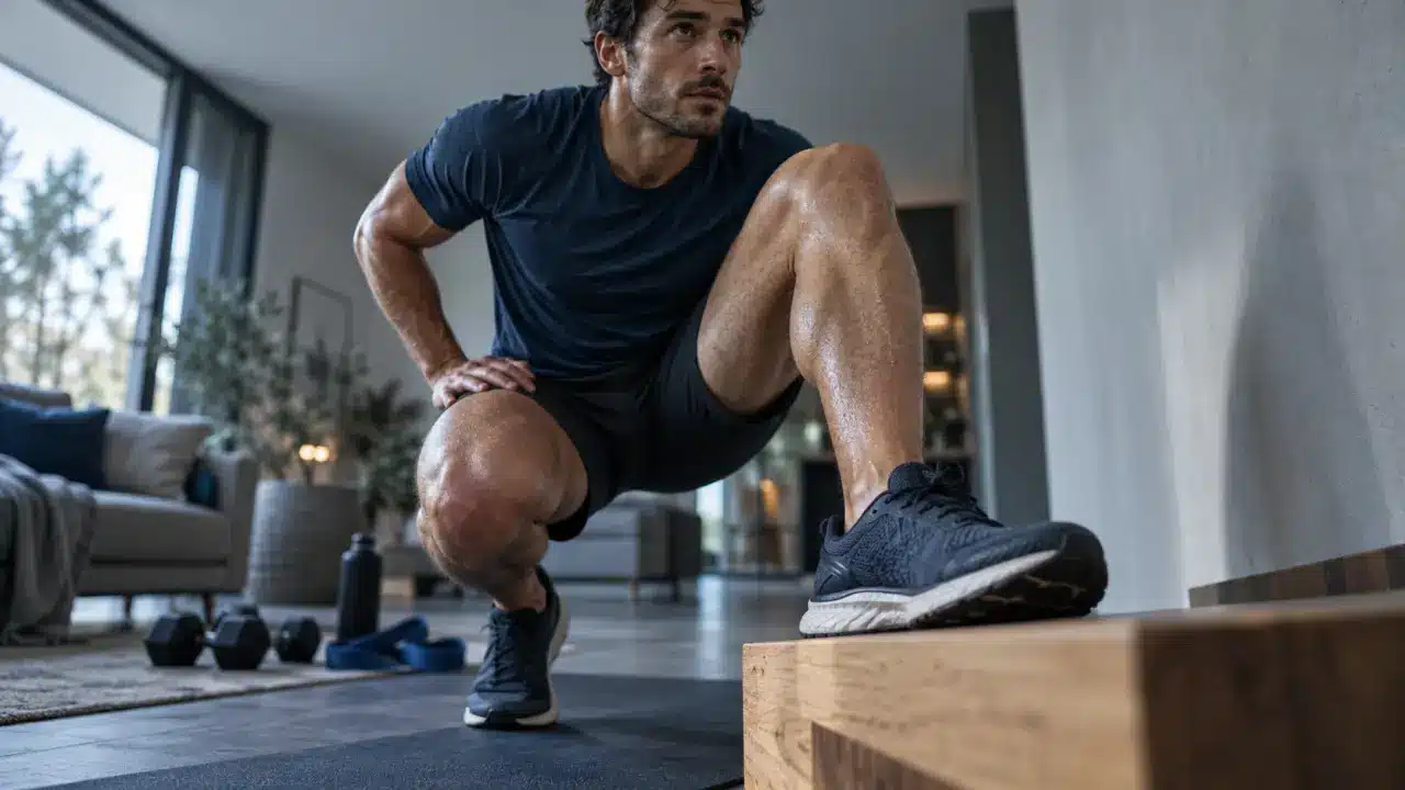 Renforcement musculaire course à pied : squat et montée de marche