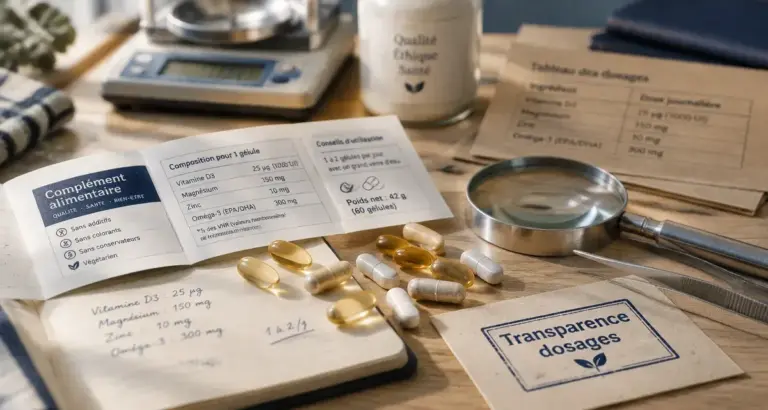 Top 10 marque de complément alimentaire : comparer dosages et transparence