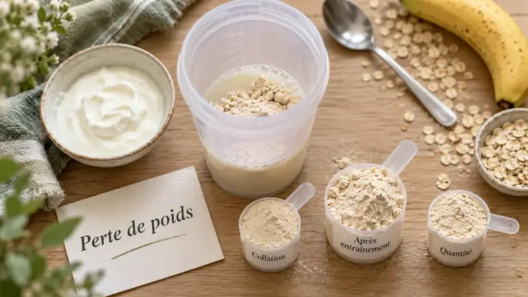 Whey protéine perte de poids : shaker, fromage blanc et conseils